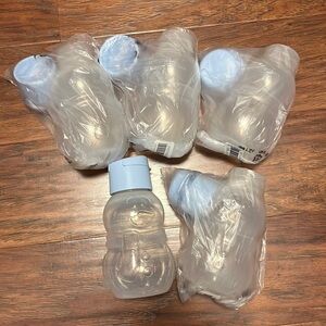 Tupperware Kids Snowman Eco Water Bottle set of FIVE